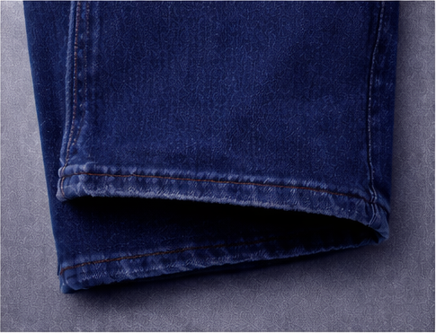 Royal Blue Structured Jeans