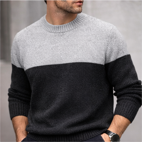 Urban Panel Contrast Sweater
