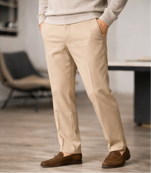 Sand Minimal Trouser