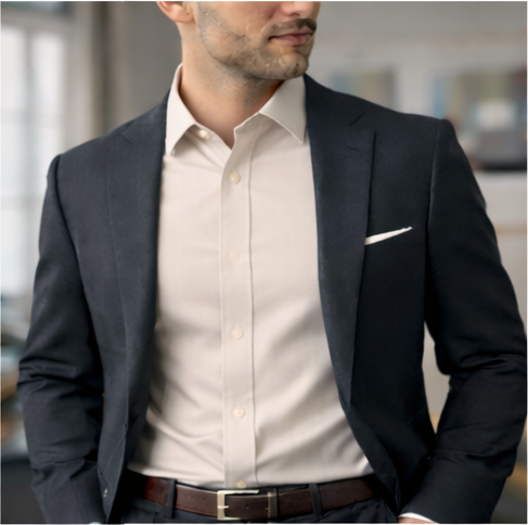 Sand Minimal Dress Shirt