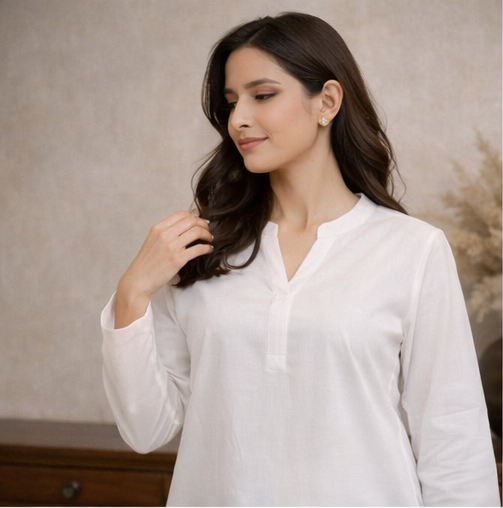 Ayla Minimal Cotton Shirt