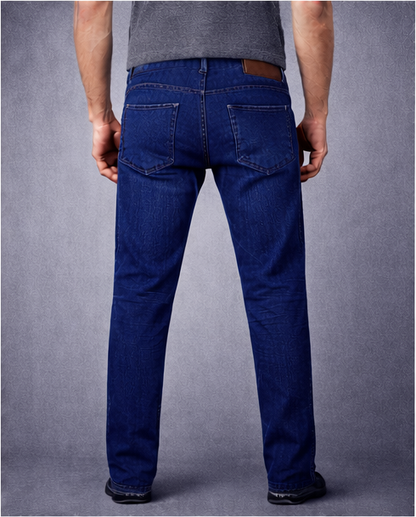 Royal Blue Structured Jeans