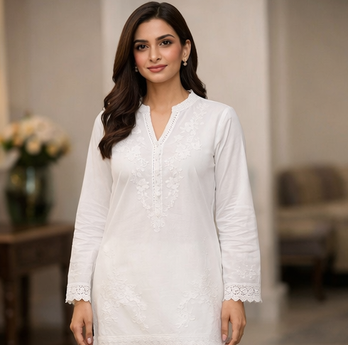 Noor Embroidered Lawn Shirt