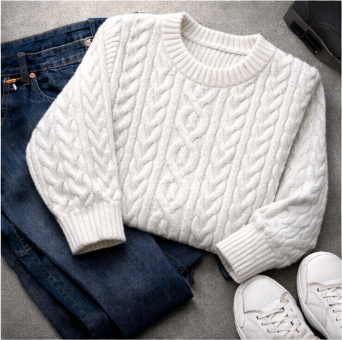 Arctic Cable Weave Sweater
