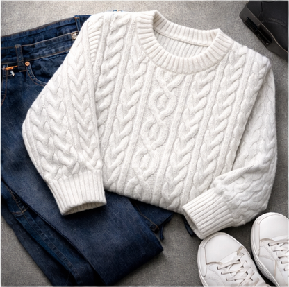 Arctic Cable Weave Sweater