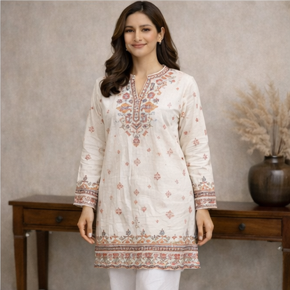 Zarmin Ethnic Motif Shirt