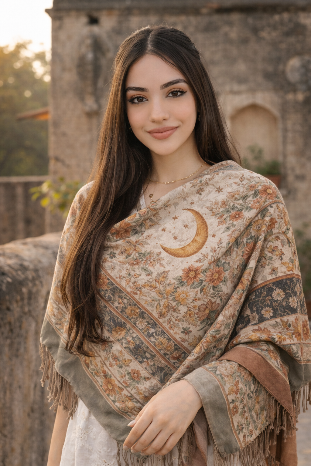 Moonlit Sand Unisex Shawl