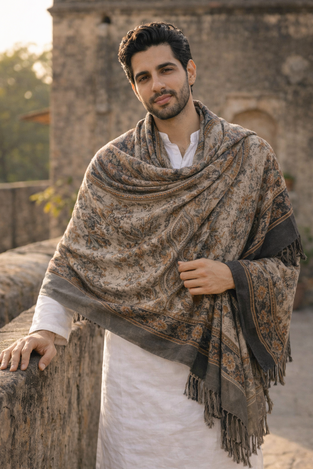 Heritage Dusk Unisex Shawl