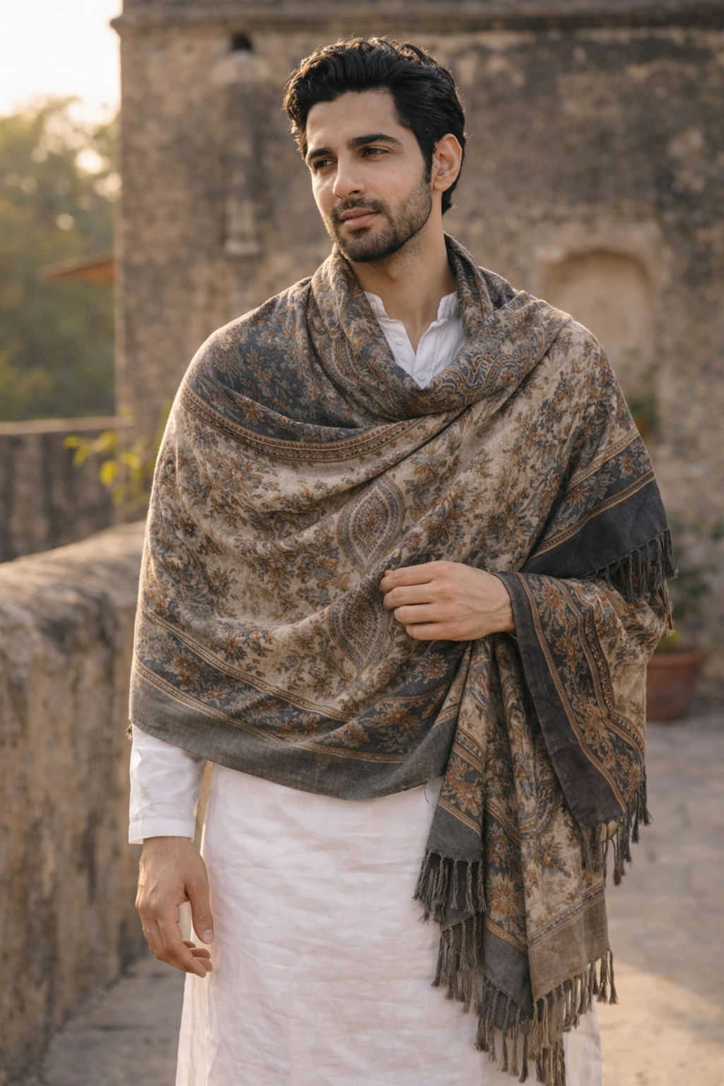 Heritage Dusk Unisex Shawl