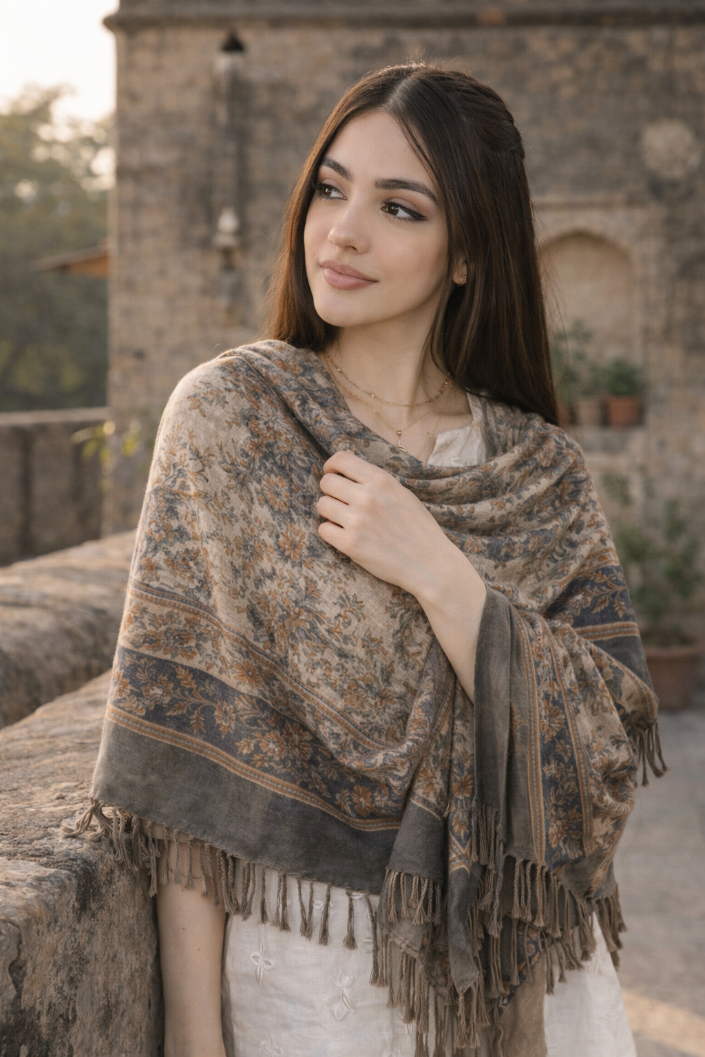 Heritage Dusk Unisex Shawl