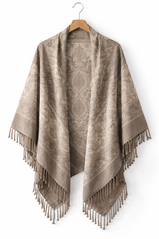 Ivory Whisper Unisex Shawl