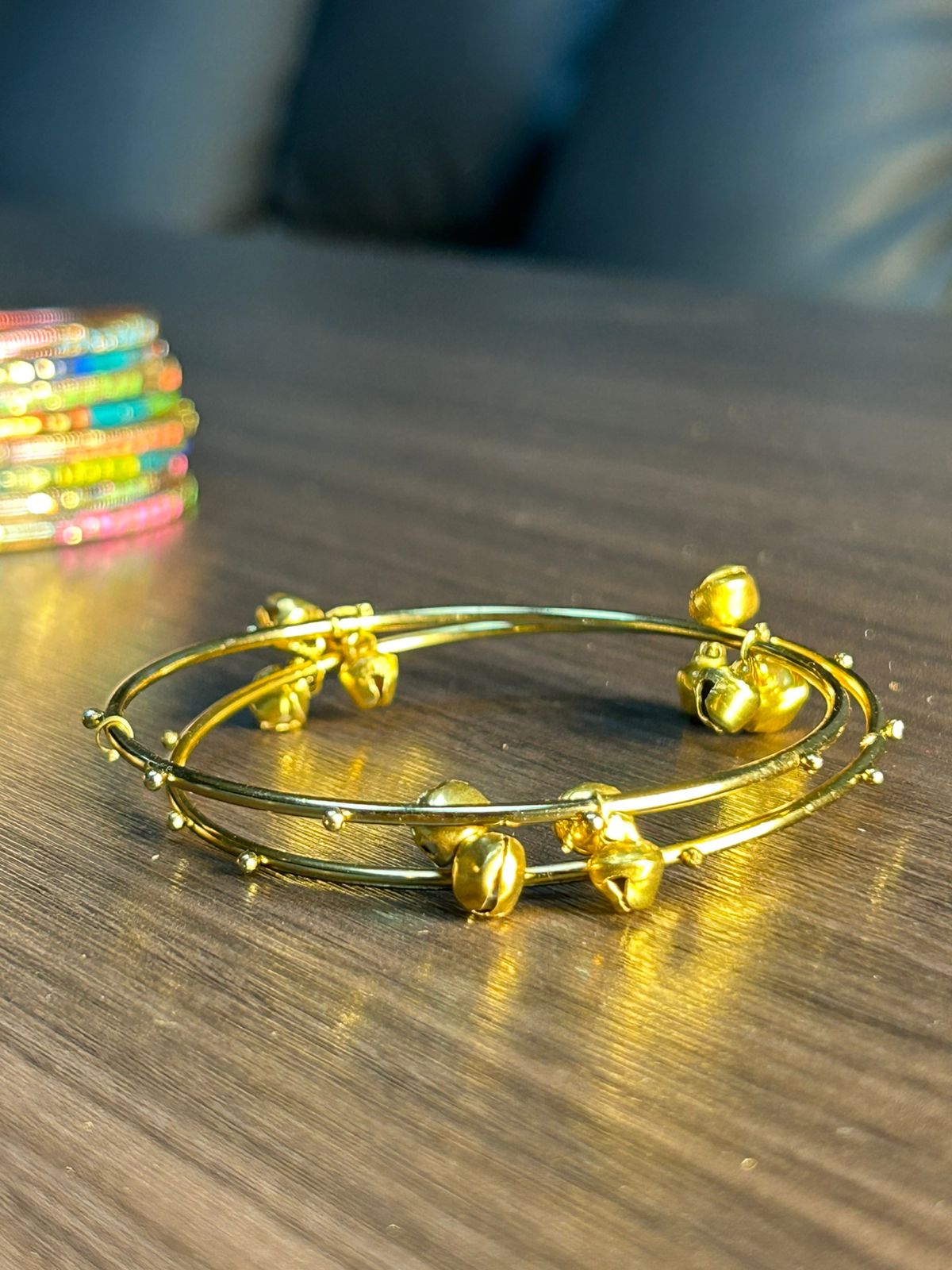 Kalakar Eid Kashmiri Bangles Set – Premium Silver & Golden Bangles with 24 Colorful Churiyan